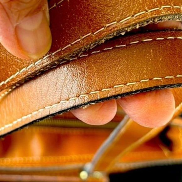 Patricia Nash 🎁Vintage Map Print Brown Leather Tote Shoulder Bag🎁 - Picture 10 of 11